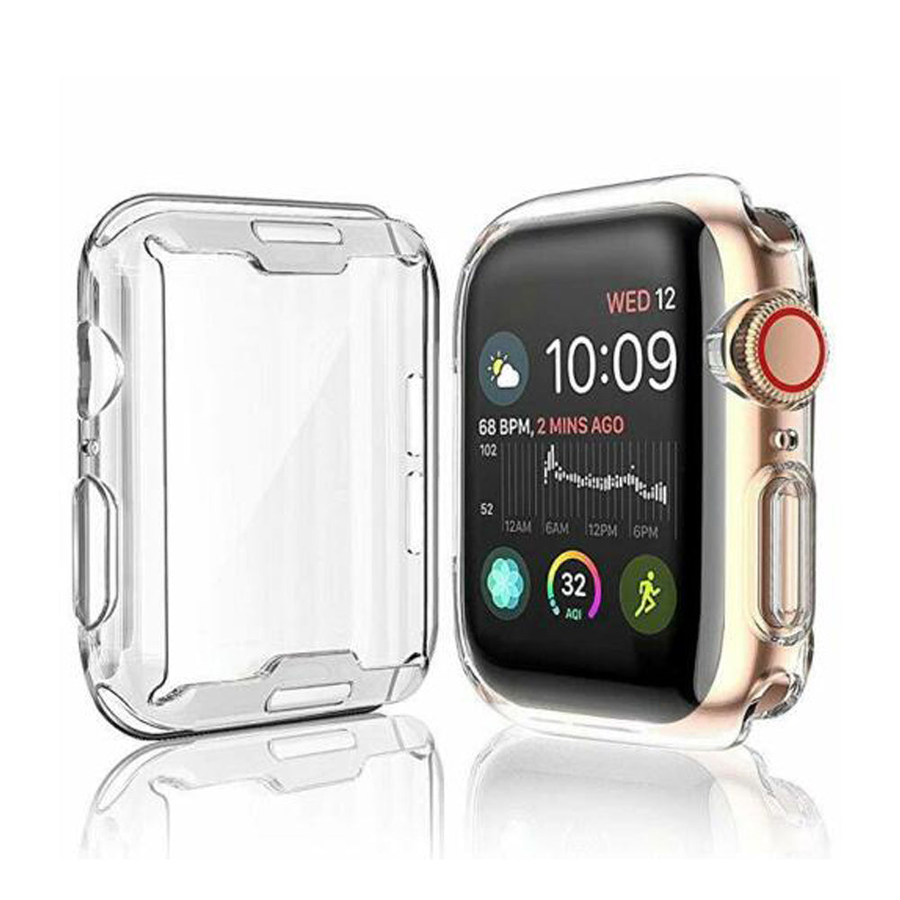 For Apple Watch Full Cover iWatch Series 7 SE 6 5 4 3 2 Clear Case