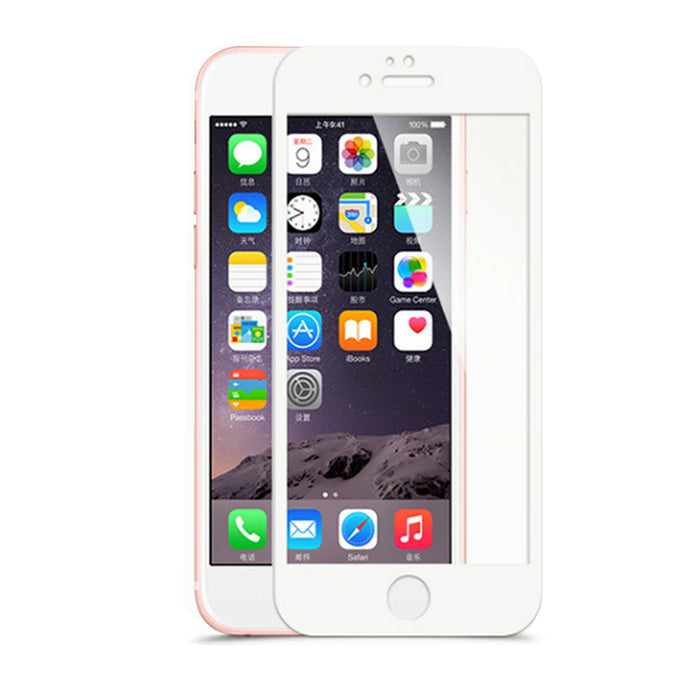 2x Full coverage Screen Protector Hard Edge 100% Tempered Glass for iPhone 6 7 8Plus