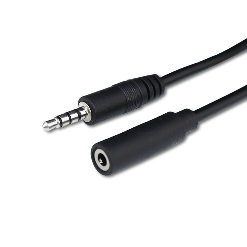 1 Metre AUX Cable 3.5mm Stereo Audio Input Extension Male to Female Auxiliary Cord