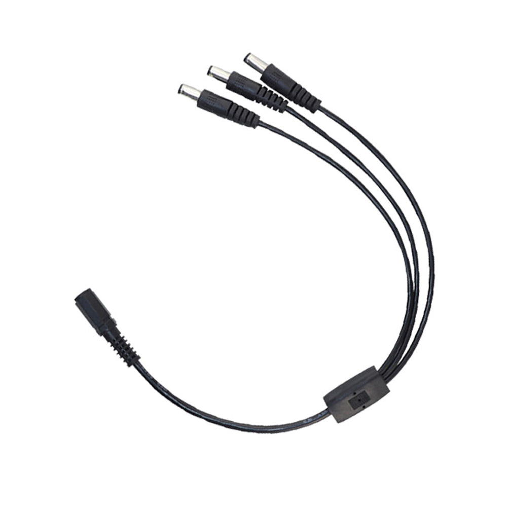 12V DC5521 DC monitoring LED Power Multi connector cable 1 Female TO 3 male