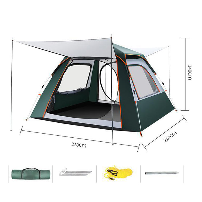 Automatic Camping Tent Outdoor Portable All Season Waterproof Backpacking Dome Shelter