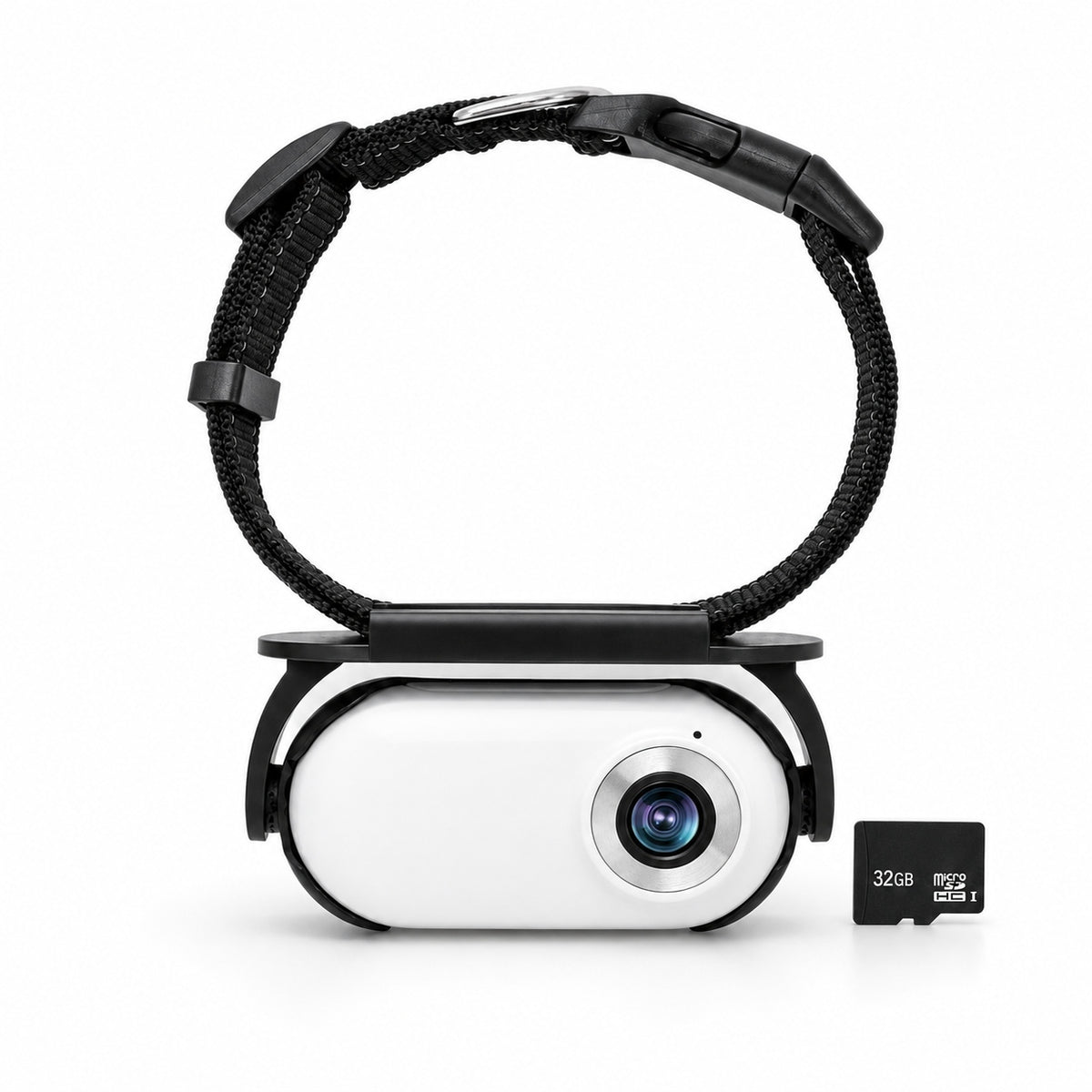 1080P WiFi Pet Collar Camera with 32GB Card – HD Dog POV Action Camera