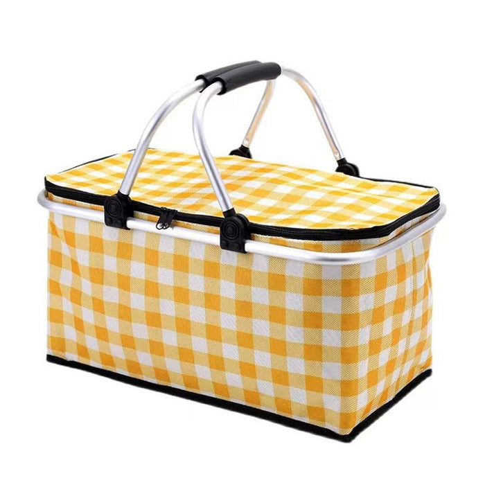 Collapsible Outdoor Camping Portable Insulated Picnic Basket Camping Picnic Ice Pack