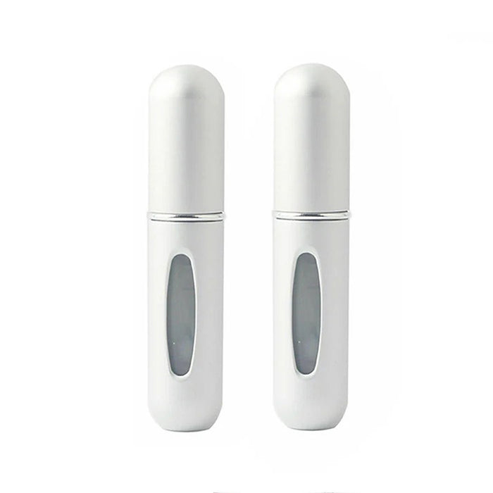 2pcs 5ml Portable Mini Refillable Empty Perfume Spray Bottles Travel Size