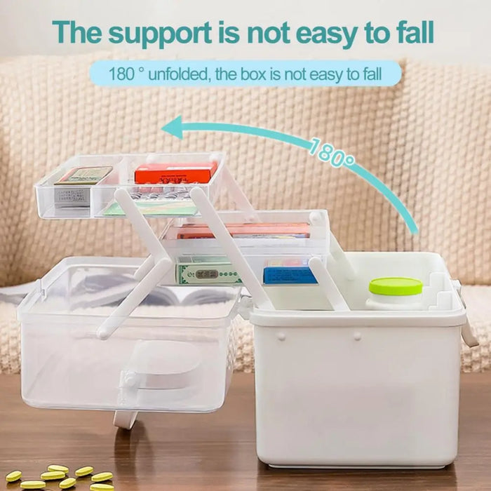 3 Layers Large Capacity Office Supply Organizer Box Paint Brush Organiser