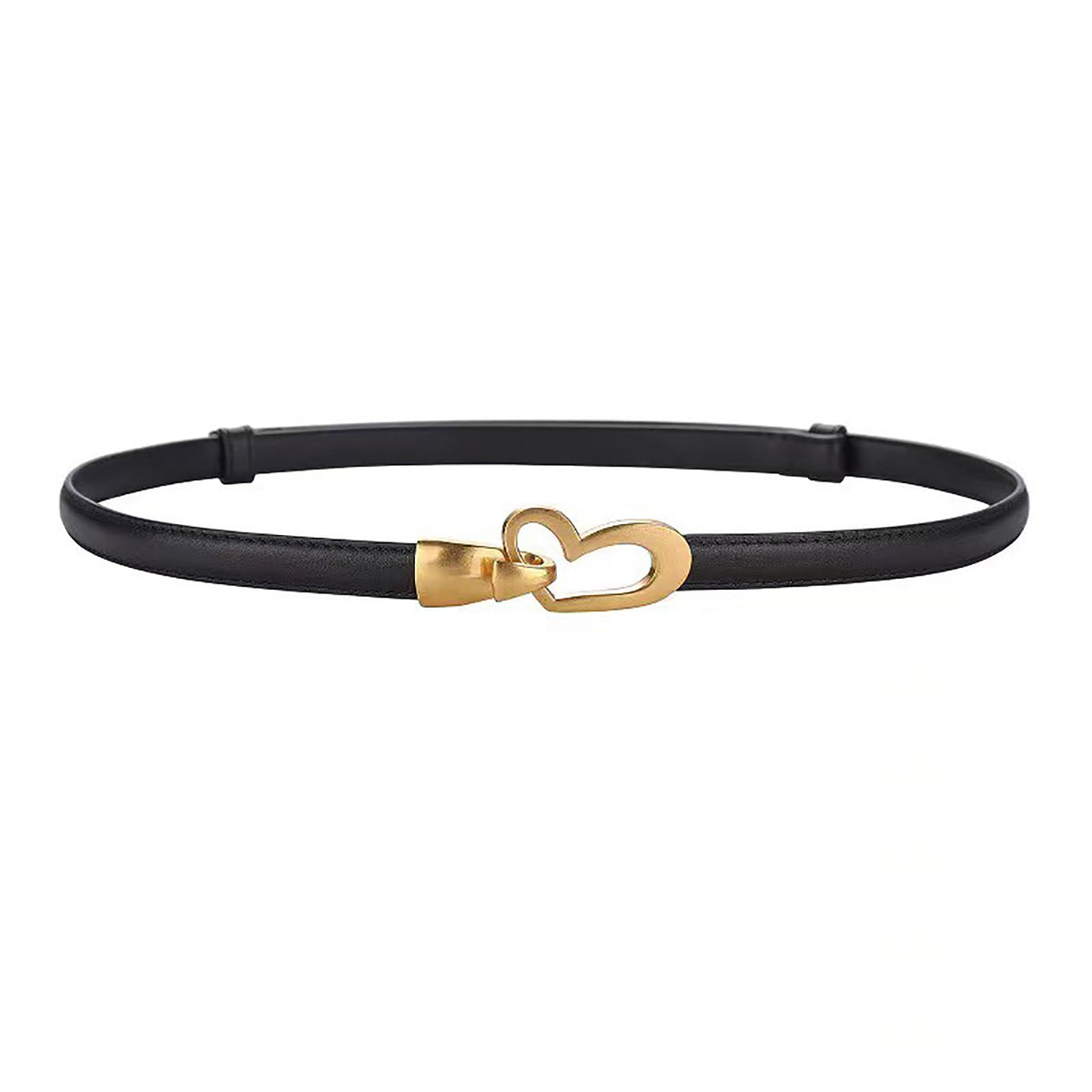 Women's Genuine Leather Thin Adjustable Waist Belt for Dresses Blazers – detail 6