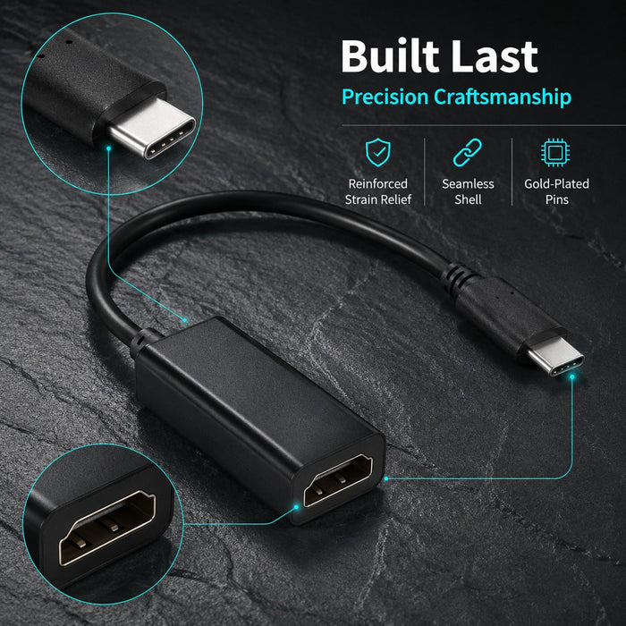 USB-C to HDMI Adapter 4K USB-C Video Converter Cable 16cm for MacBook Pro – detail 7