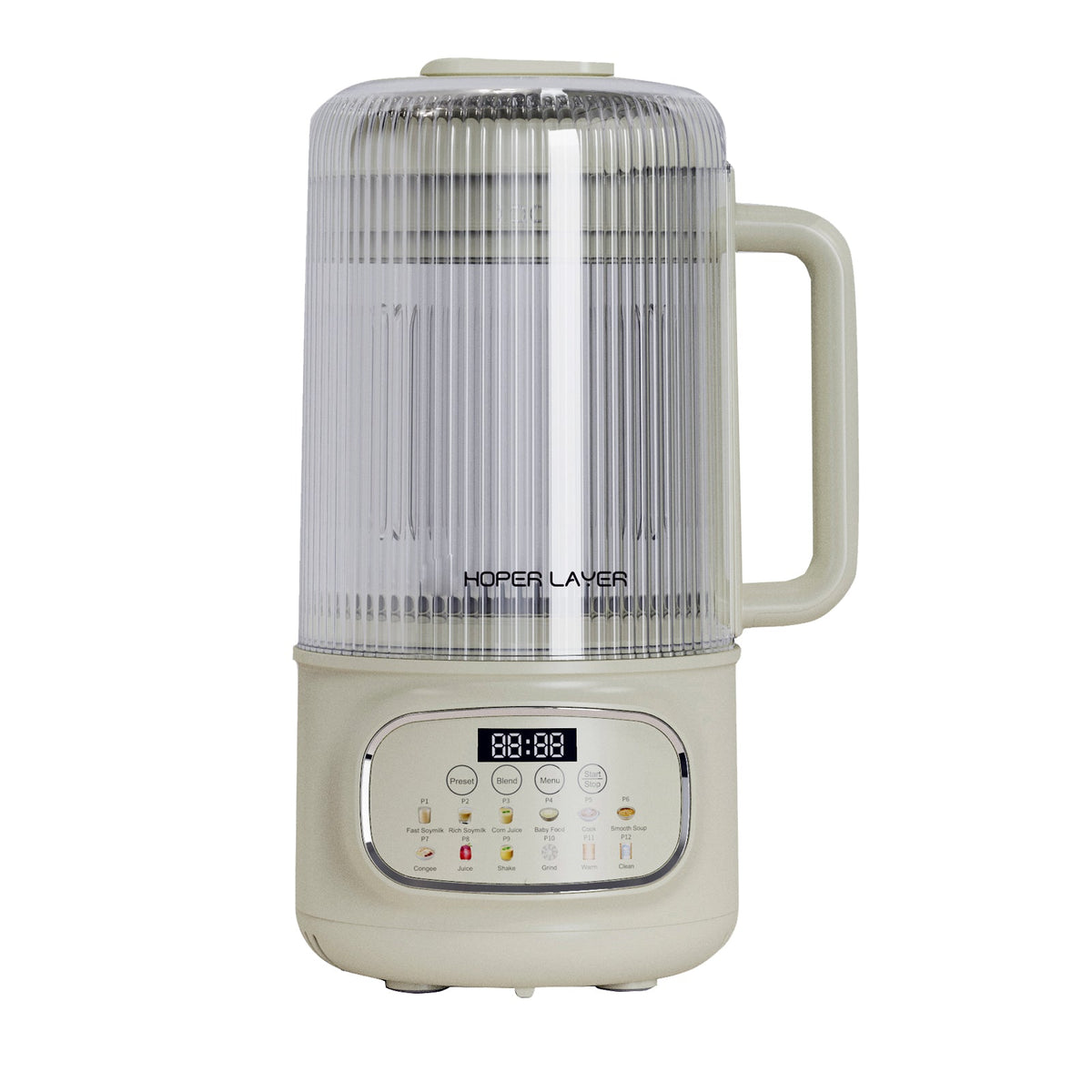 Hoper Layer 8-in-1 Quiet Cooking Blender with Silent Shield 24H Preset Self-Cleaning AU Model