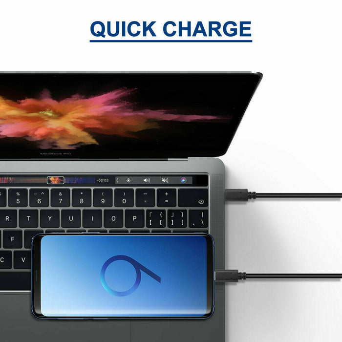 USB Type C to USB-C Cable Charge PD Quick Charging Data Fast Charger