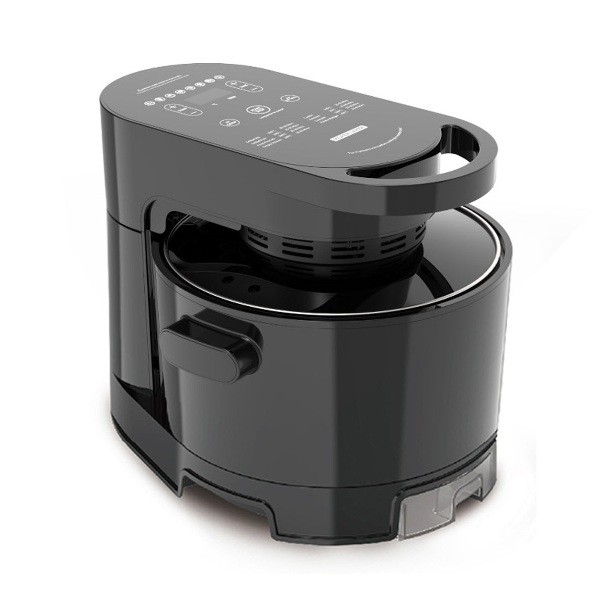 Hoper Layer Multi-functional 2 in 1 air fryer & smokeless BBQ grill