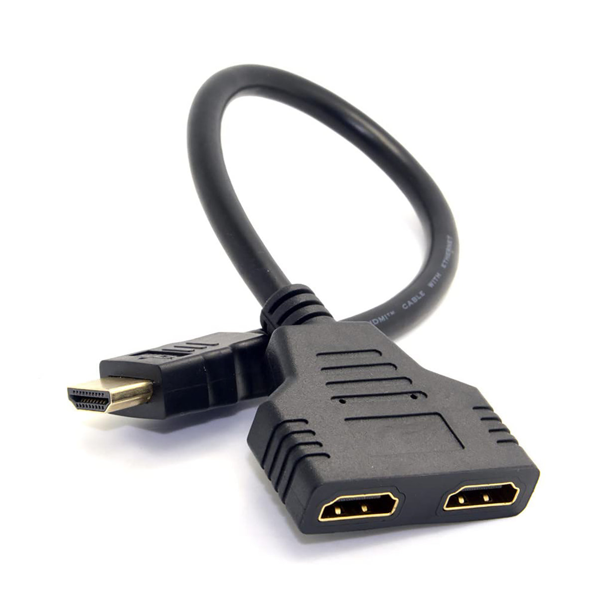 HDMI Cable 1080P Male to Dual HDMI Female 1 to 2 Way HDMI Splitter Adapter