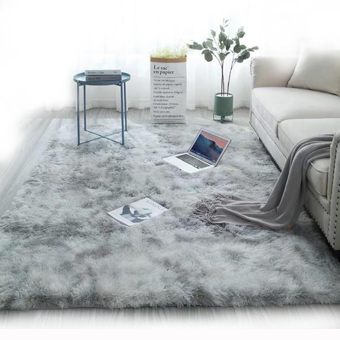 Rectangle Shaggy Carpet for Bedroom Living Room Floor Mat Soft Fluffy Rugs