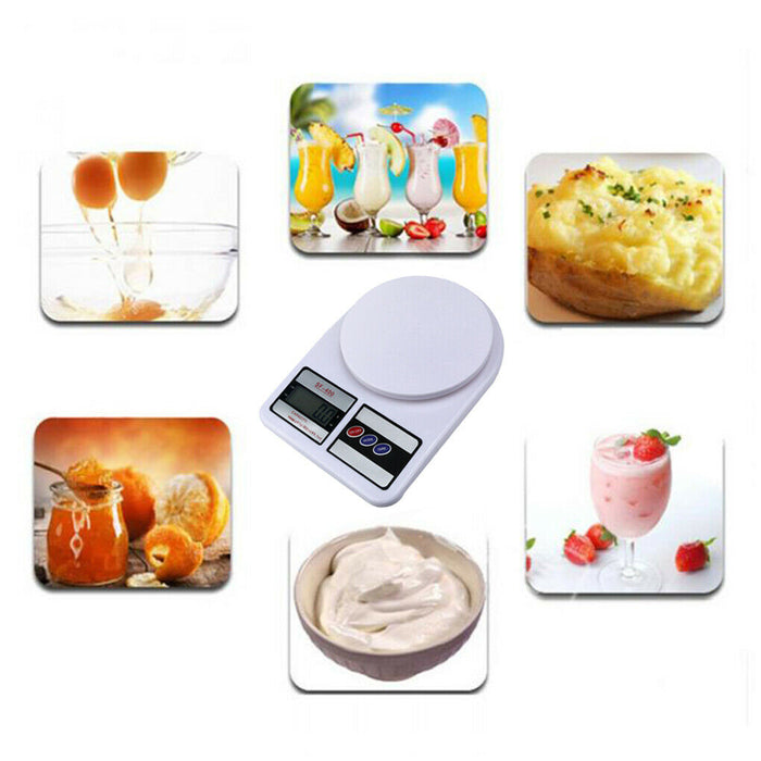 LCD Electronic Digital Kitchen Scale Postal Scales Food Weighing 5KG-1g/1KG-0.1g