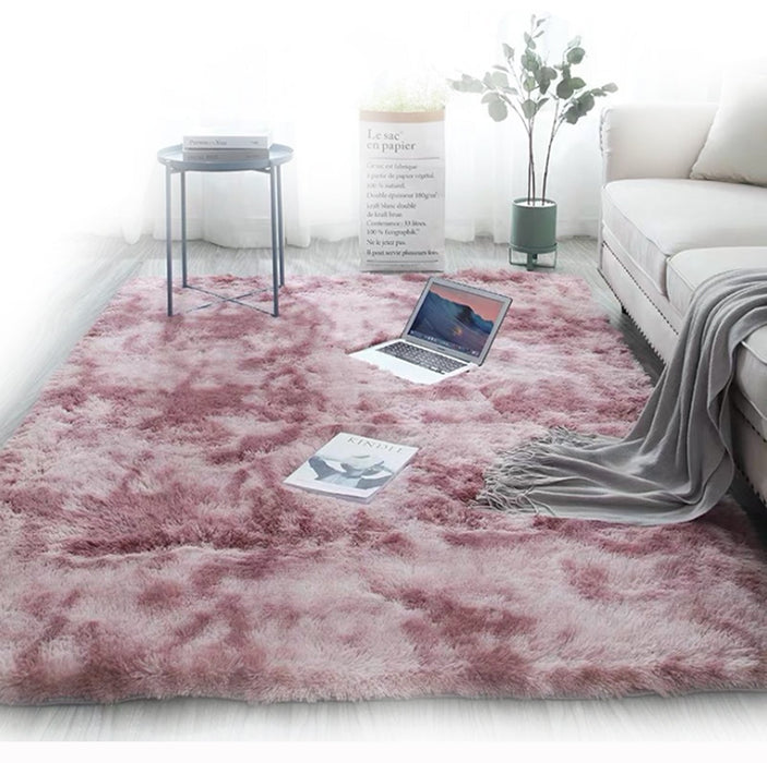 Rectangle Shaggy Carpet for Bedroom Living Room Floor Mat Soft Fluffy Rugs