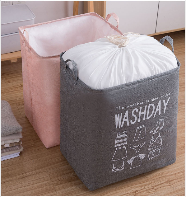 Ex-Large Capacity Collapsible Laundry Basket Foldable Washing Bin Hamper Linen