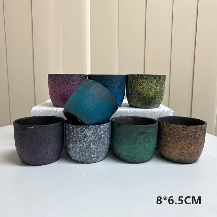 Ceramic Clay Pottery Pots Set Succulent Flower Planter Series 03