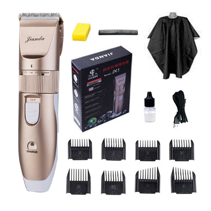 Electric Cordless Shaver Hair Clipper Trimmer Comb Set Grooming