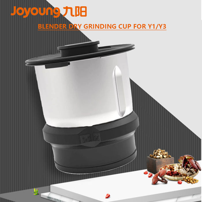 Hand Wash Free and Professional Cooking Blender Dry Grinding Cup for Joyoung Y1/Y3