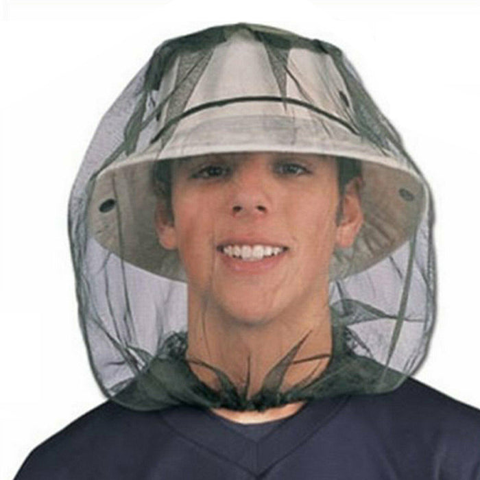 Kripyery Outdoor Fishing Hunting Hat Mosquito Insect Bee Bug Net Mesh Head  Face Protector Cap 2023 NEW
