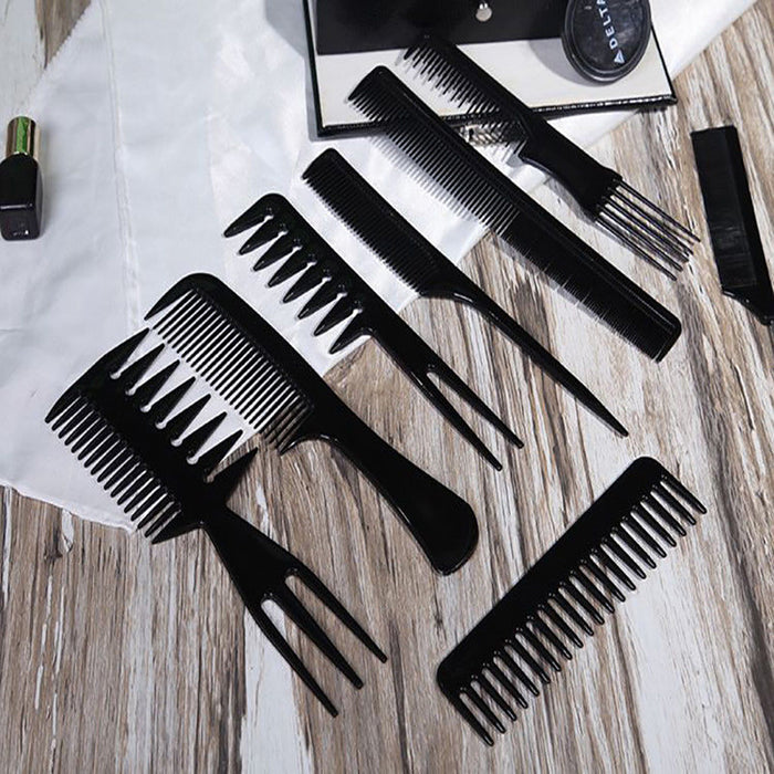 10Pcs/Set Pro Salon Hair Combs Hairdressing Hair Style Barber Plastic Brush Comb - Joyreap Online