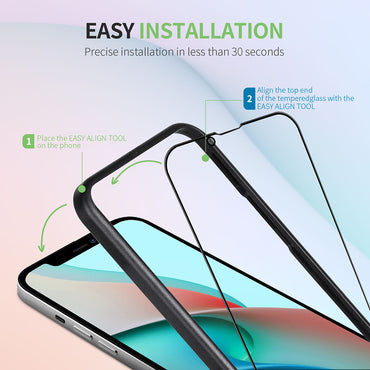 [2-Pack] Tempered Glass Screen Protector for iPhone 14 14Plus 14Pro 14Promax