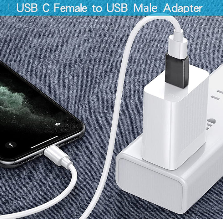 Mini Hi-Speed USB Female (Type-C) to USB 3.1 Male (Type-A) Fast Charging & Data Sync OTG Adapter