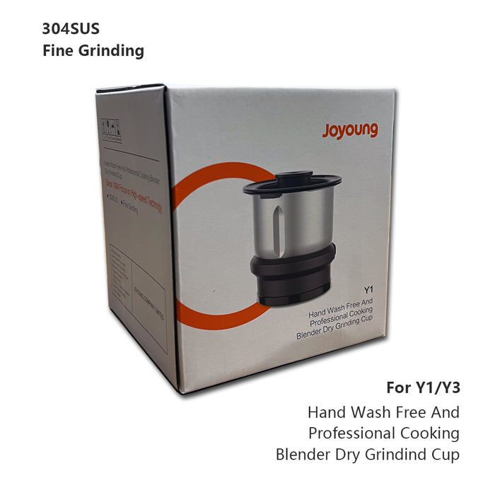 Hand Wash Free and Professional Cooking Blender Dry Grinding Cup for Joyoung Y1/Y3