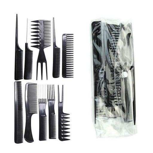 10Pcs/Set Pro Salon Hair Combs Hairdressing Hair Style Barber Plastic Brush Comb - Joyreap Online