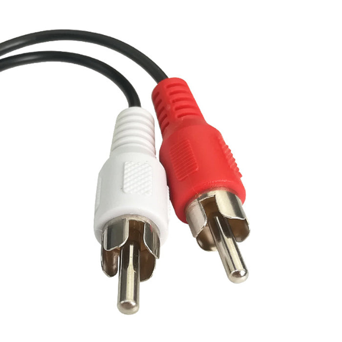 3.5mm Female to 2 RCA Male Stereo Audio Y Cable Adapter