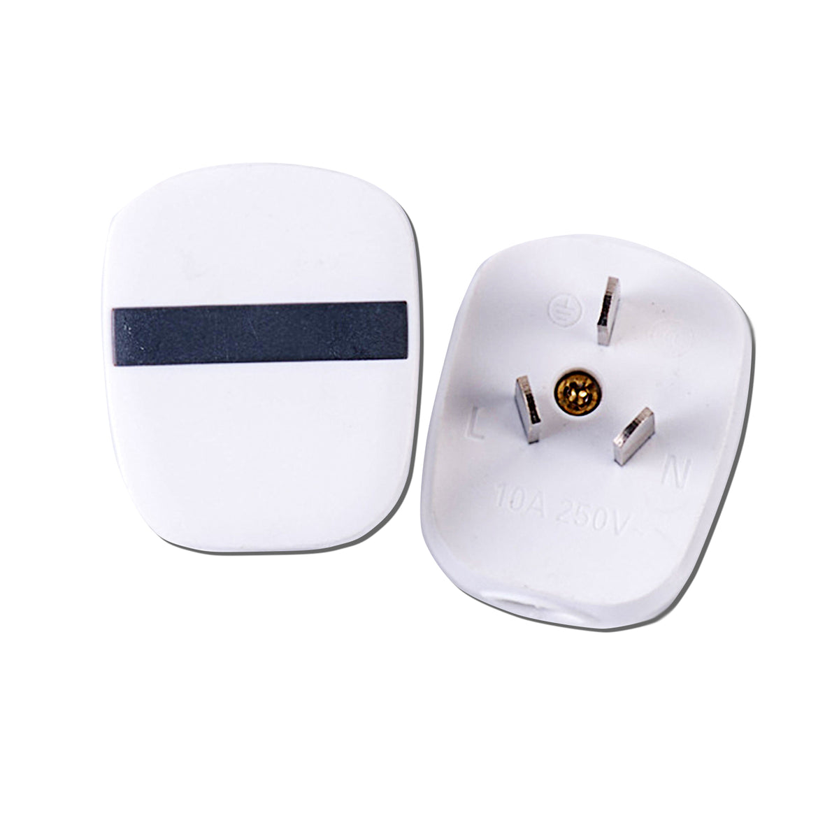 5Pcs AC 220-250V 10A High Power Wired 3-Pin Rewireable Wall Plugs AU Model White