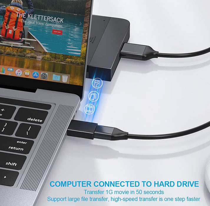 Mini Hi-Speed USB Female (Type-C) to USB 3.1 Male (Type-A) Fast Charging & Data Sync OTG Adapter