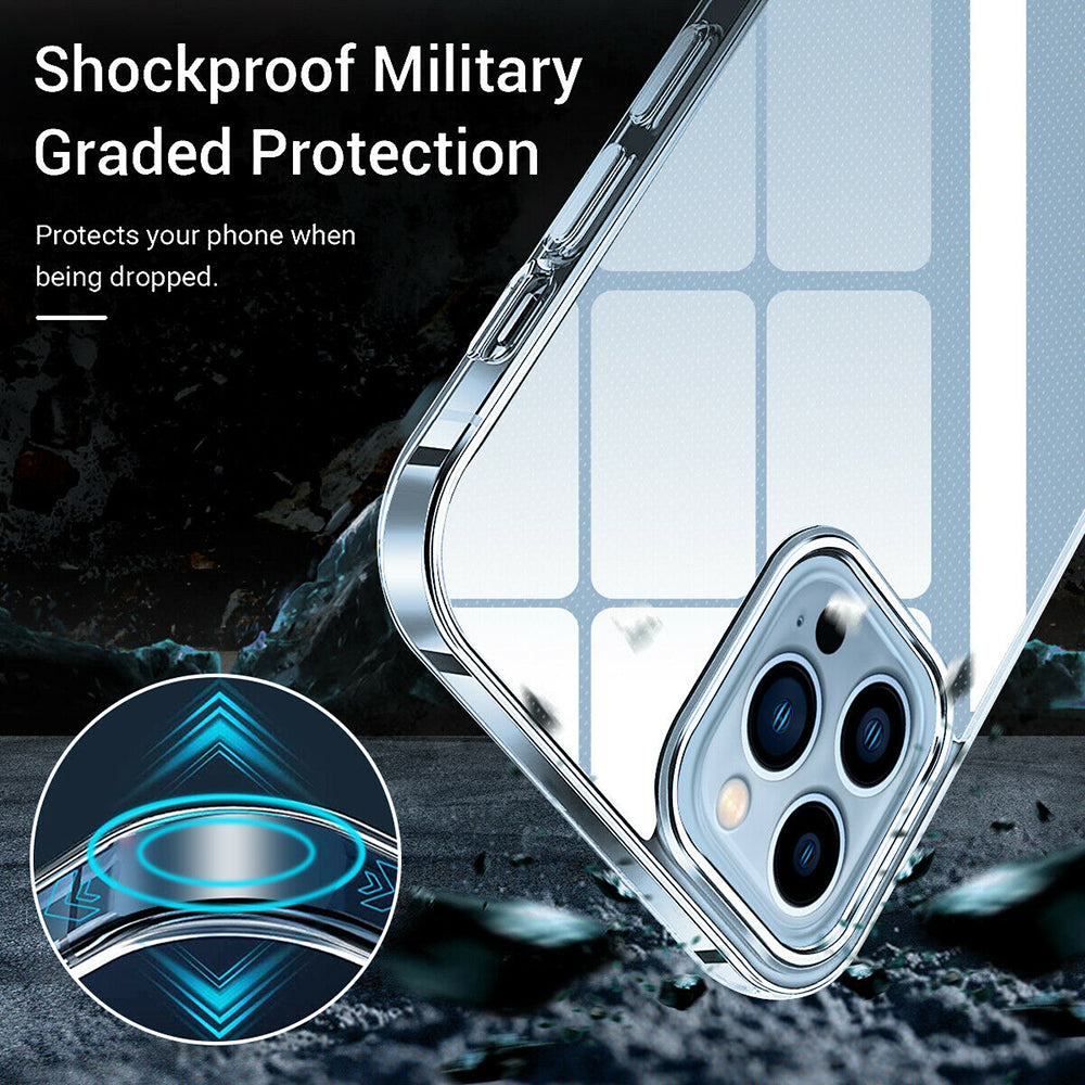 iPhone 13 Pro Max / 13 Pro / 13 /13 Mini Case Shockproof Bumper Clear Slim Cover – detail 6