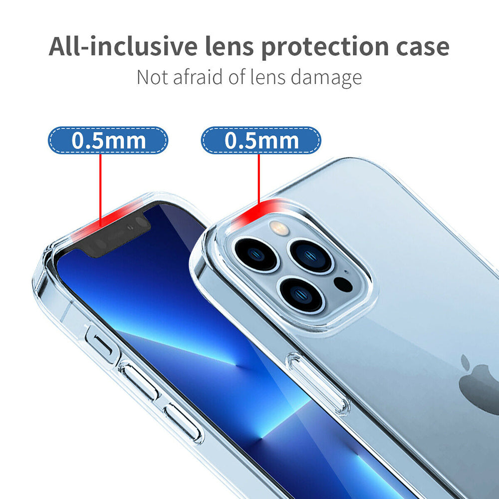 iPhone 13 Pro Max / 13 Pro / 13 /13 Mini Case Shockproof Bumper Clear Slim Cover – detail 7