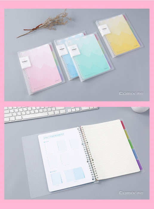 2x A5 page size detachable loose-leaf notebook refill spiral binder planner - Joyreap Online