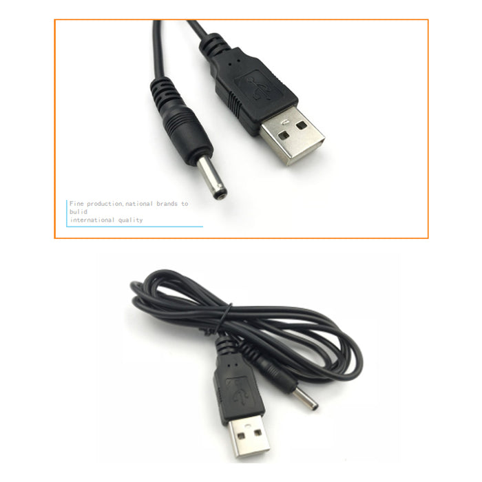 USB2.0 A Male Port to DC 3.5 x 1.35mm Power Cable Line DC 35315 Black 1.2m - Joyreap Online