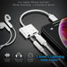 Apple lightning to 3.5mm AUX Headphone Jack Adapter Cable Audio iphone splitter - Joyreap Online