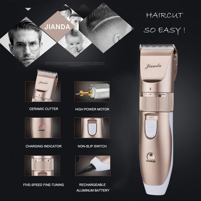 Electric Men's Boy's Baby's Shaver Hair Clipper Trimmer Comb Set Grooming CORDLESS - Joyreap Online