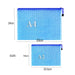 2x Mesh Zipper Pouch Document Bag Waterproof Letter Size A4 A5 Office Supplies Storage Bag - Joyreap Online