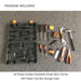 25Pcs Household Hand Tools Set Kit Box with Hard Storage Case Home Supplies - Joyreap Online