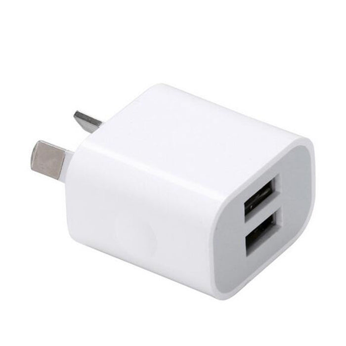 Universal Travel 5V 2A  Single USB / Double USB AC Wall Home Charger Power Adapter AU Plug Phone - Joyreap Online