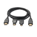 HD 1.5M HDMI to HDMI Cable + Micro HDMI Adaptor+ Mini HDMI adapter 3 in 1 - Joyreap Online