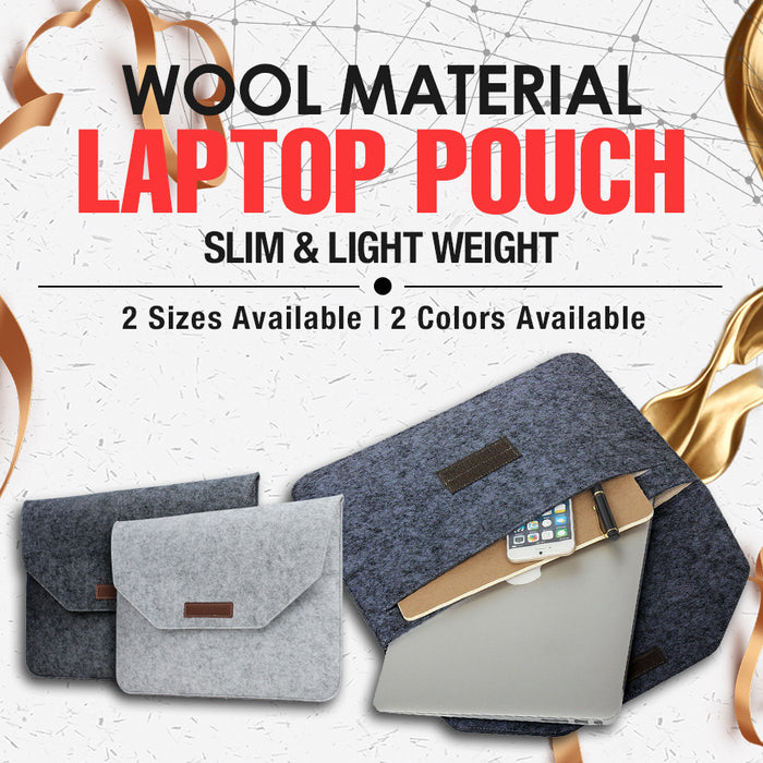 Laptop Wool Felt Sleeve Case Cover Bag Pouch for Different Laptop Models