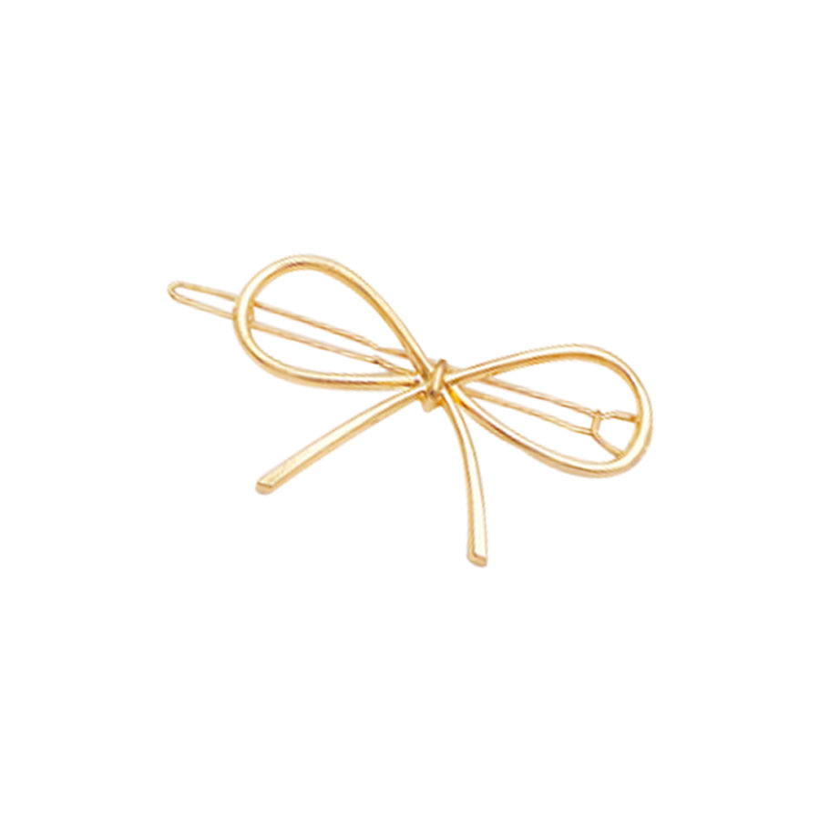 2x Fashion Metal Hairclips Bow Shape Hairpins Lady's Hair Accessories – detail 8
