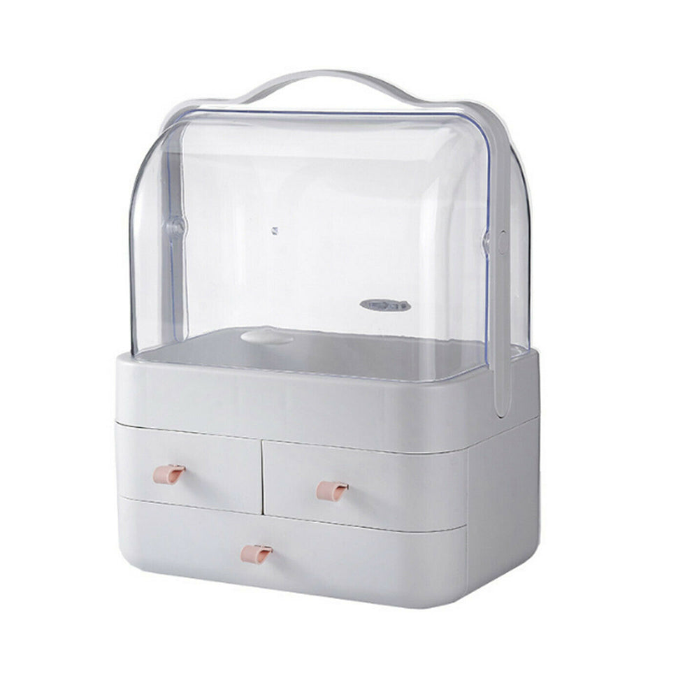 Cosmetics Storage Boxes Portable Dust-proof Makeup Jewelry Case Desktop Drawer – detail 7