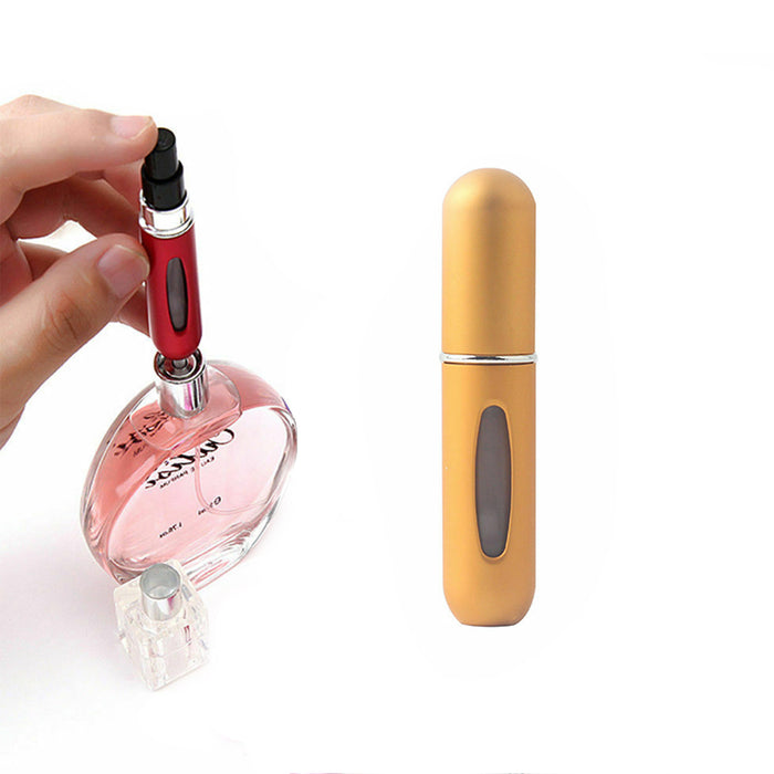 2pcs 5ml Portable Mini Refillable Empty Perfume Spray Bottles Travel Size