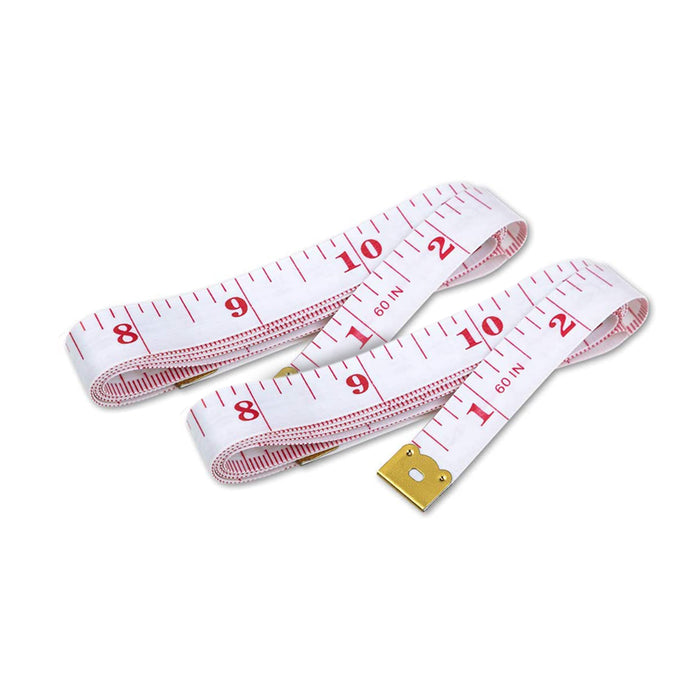 2x 60" (1.5m) Tailor Seamtress Cloth Body Ruler Tape Measure Sewing Soft