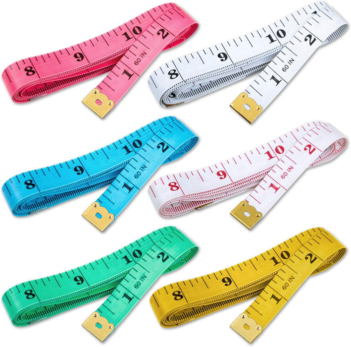 2x 60" (1.5m) Tailor Seamtress Cloth Body Ruler Tape Measure Sewing Soft