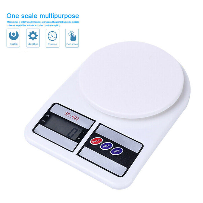 LCD Electronic Digital Kitchen Scale Postal Scales Food Weighing 5KG-1g/1KG-0.1g