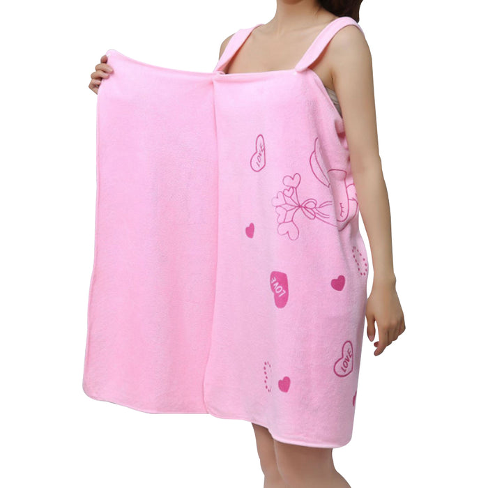 Cute Lady Wearable Fast Drying Soft Microfiber Bath Towel Bathrobes Bath skirt