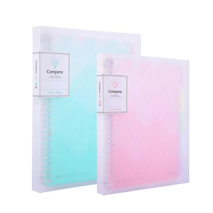 2x A5/B5 Detachable Loose-leaf Notebook Refill Spiral Binder Planner